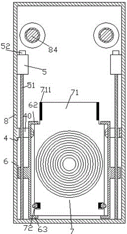 Gunnery training device making gunnery target easy to change