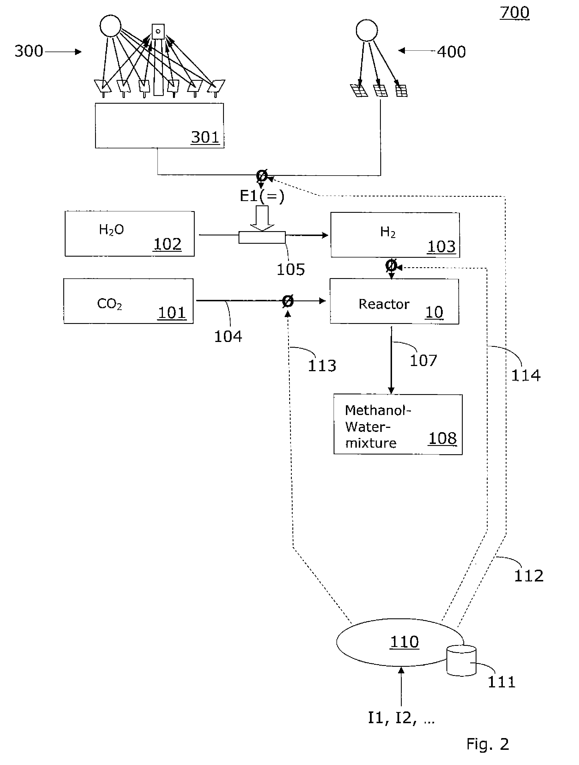 Method for providing and using an alcohol and use of the alcohol for increasing the efficiency and performance of an internal combustion engine