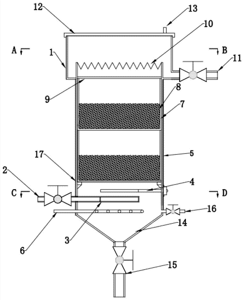 Continuous enlarging cultivation device and method for mineral-bioleaching microorganisms