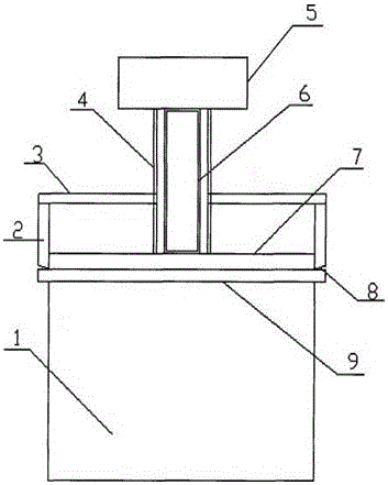 Glass cutting device for glass production