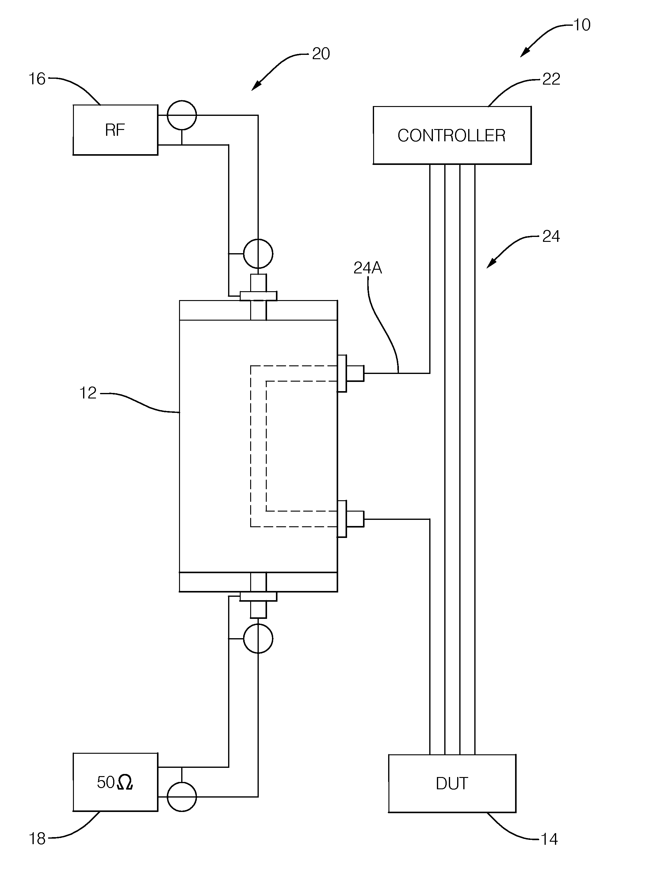 Electromagnetic interference (EMI) test apparatus