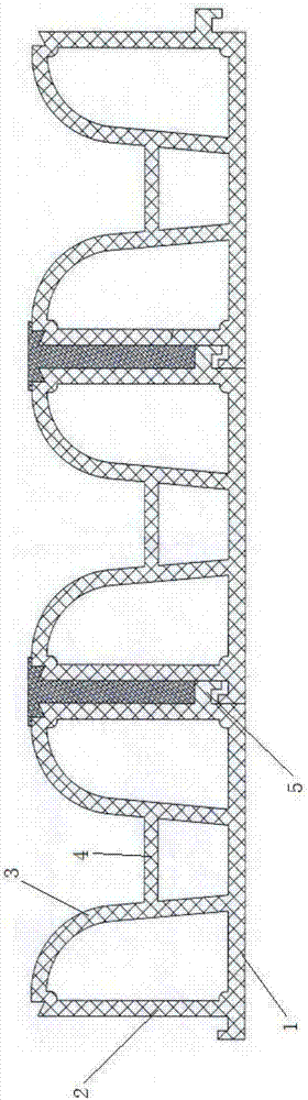 HDPE (high-density polyethylene) hollow wall winding drainage pipe with inner fins