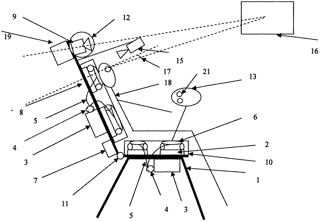 A massage chair with virtual reality function