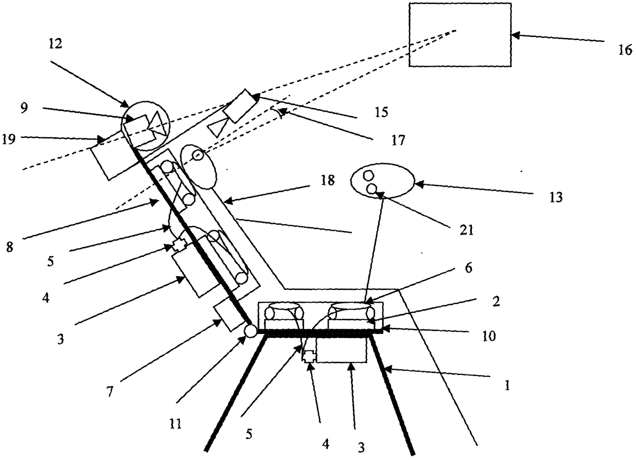 A massage chair with virtual reality function