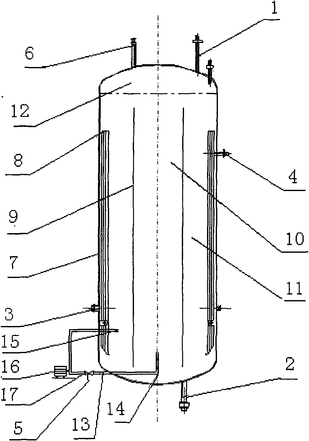 Airlift type photobioreactor