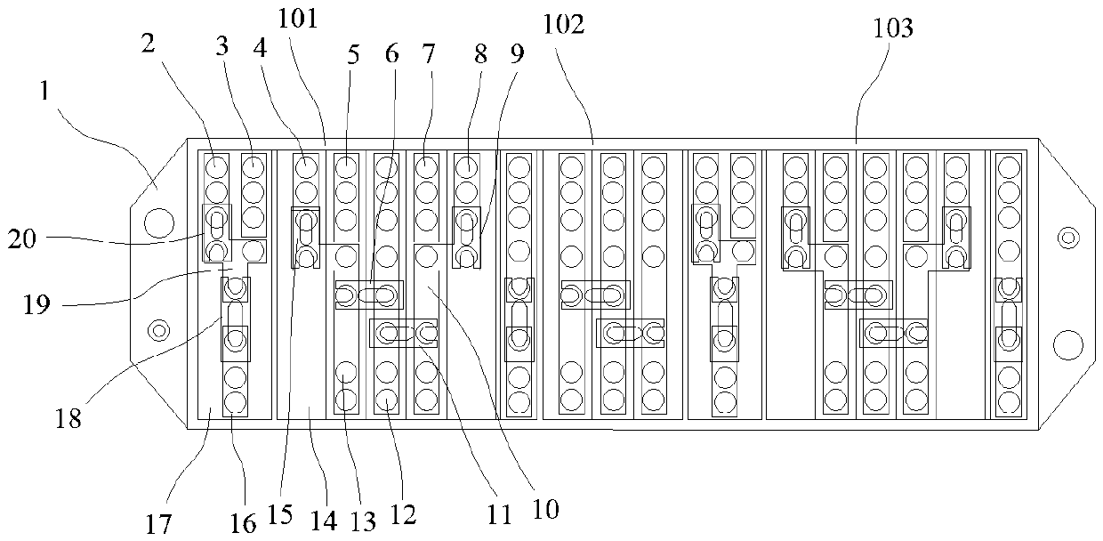 Line-switching junction box