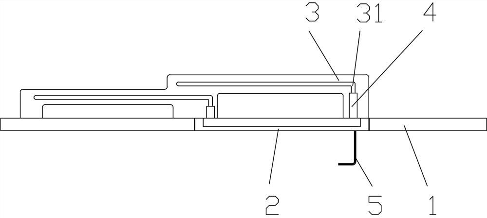 Access hole panel structure capable of preventing negative pressure loosening