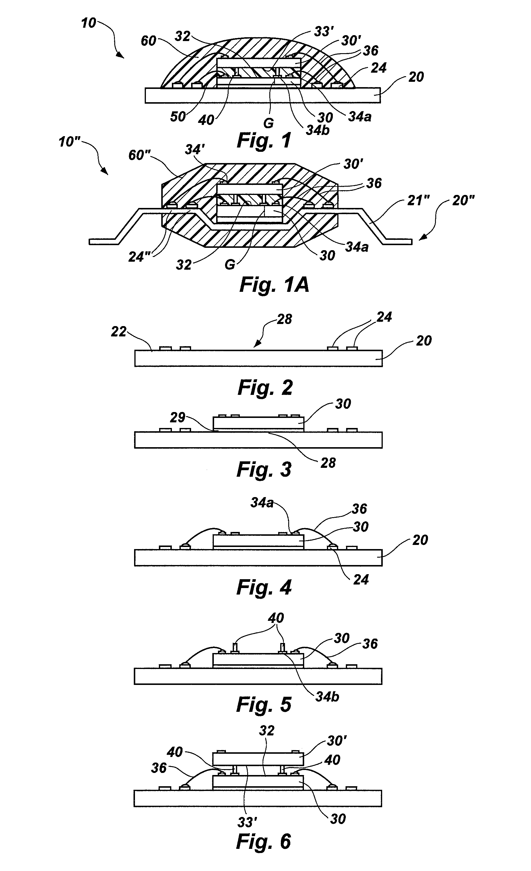 Methods for assembling semiconductor devices in stacked arrangements by positioning spacers therebetween