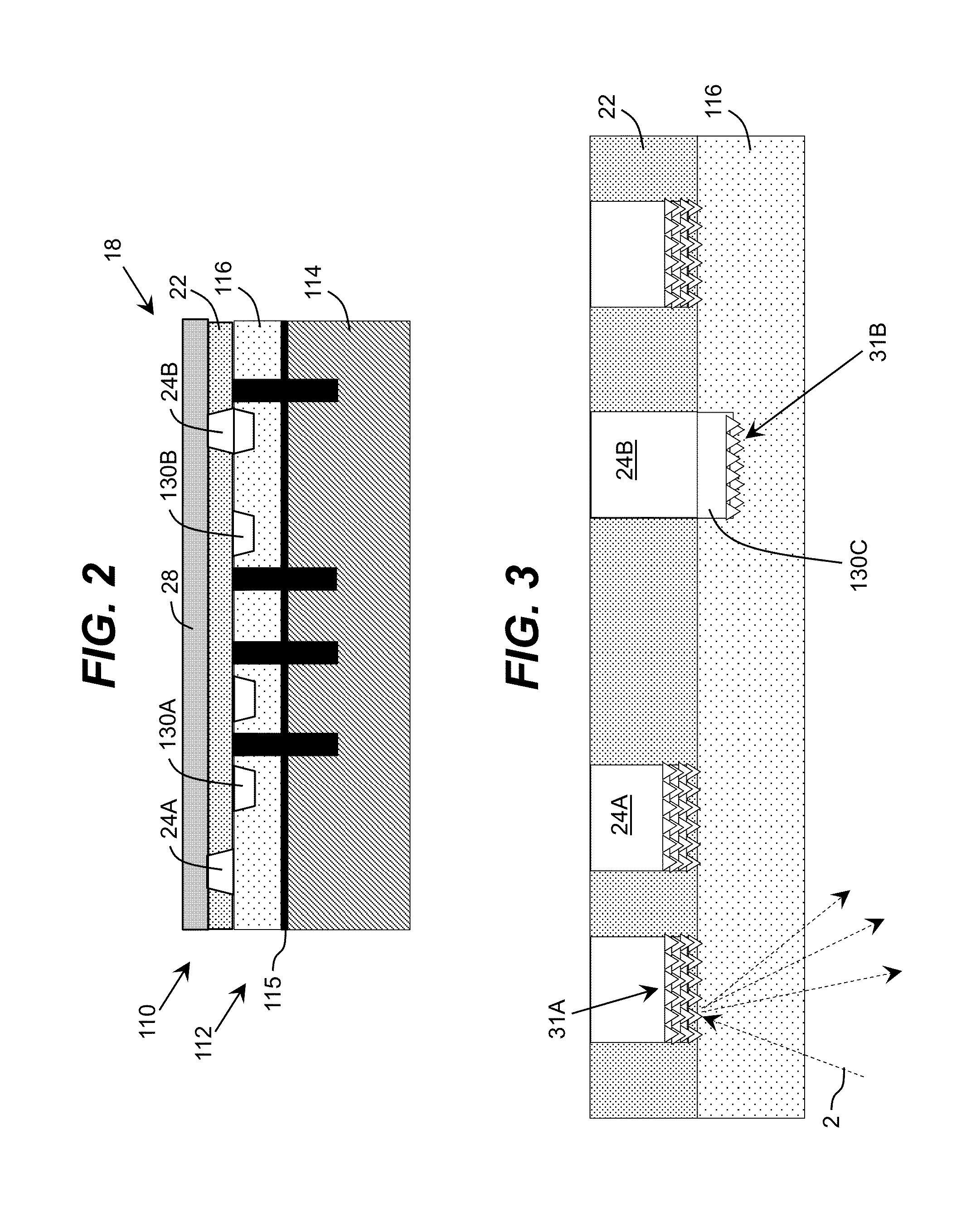 Metallic contact for optoelectronic semiconductor device