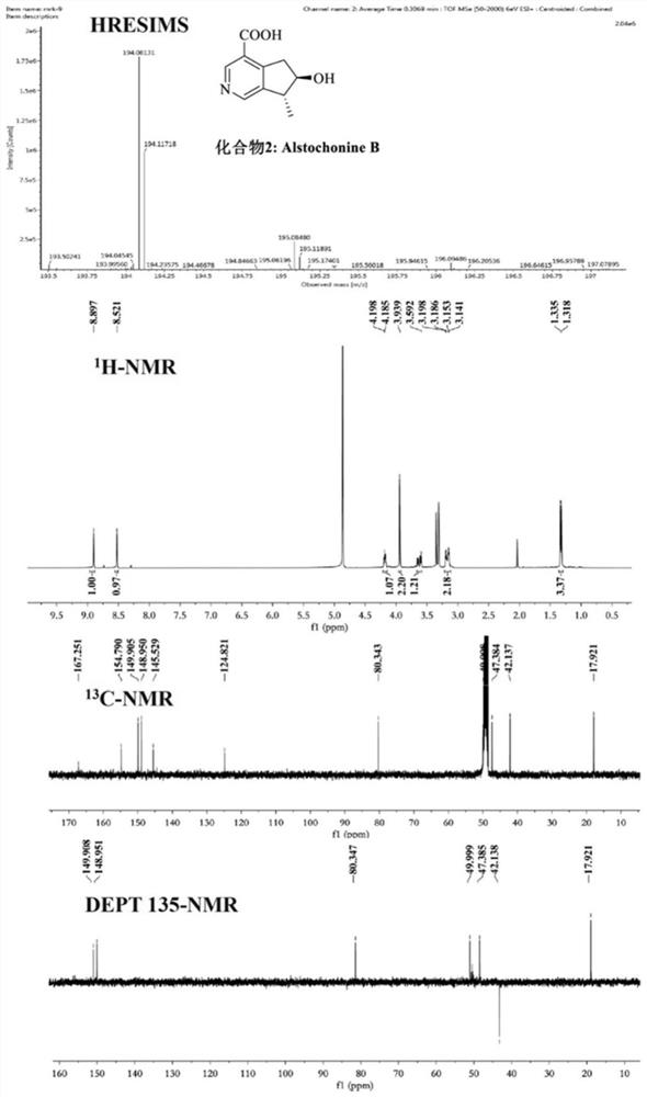 Monoterpenoid alkaloid with vasodilation activity as well as extraction method and application of monoterpenoid alkaloid