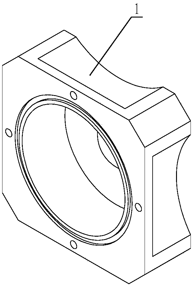 Floating type two-dimensional double-piston pump