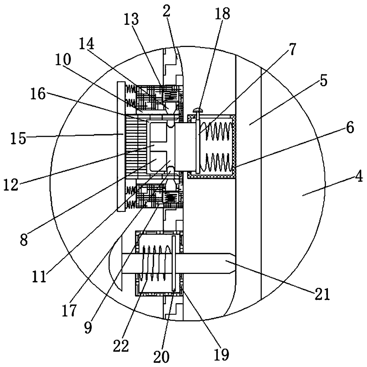 Power battery pack structure of electric vehicle