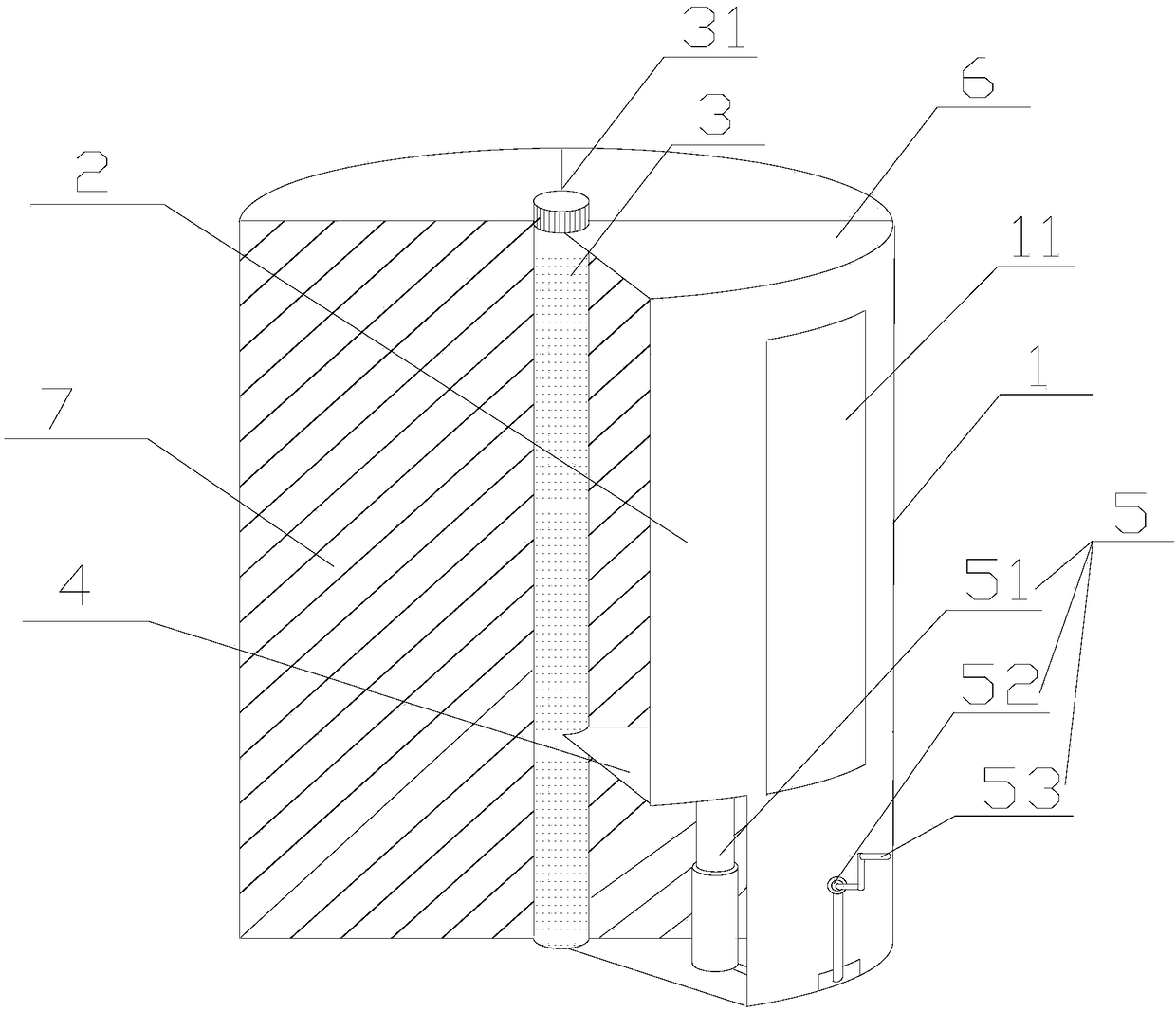 Grain storage barrel