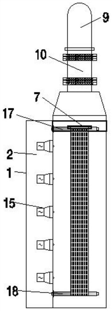 On-line drying device for heat-not-burn sheet tobacco paper