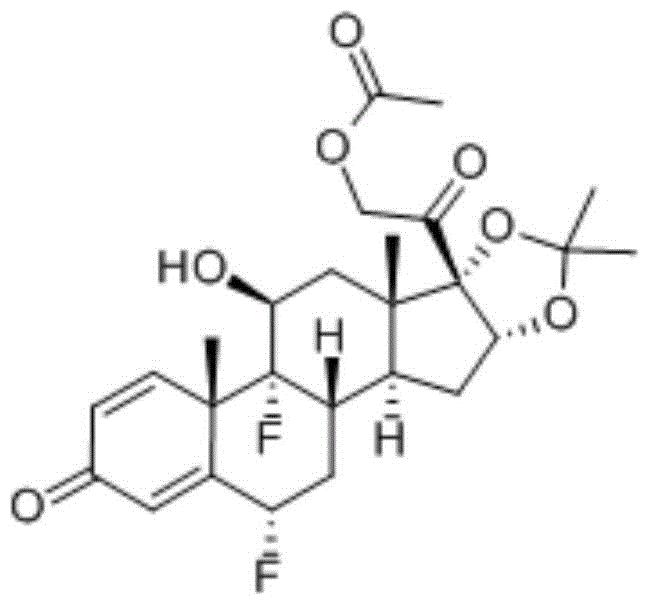 Production method of compound fluocinolone acetate tincture and prepared compound fluocinolone acetate tincture