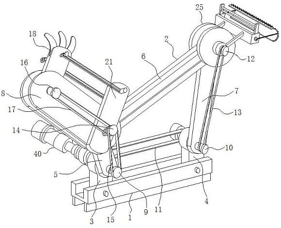 A thread take-up mechanism of an industrial sewing machine