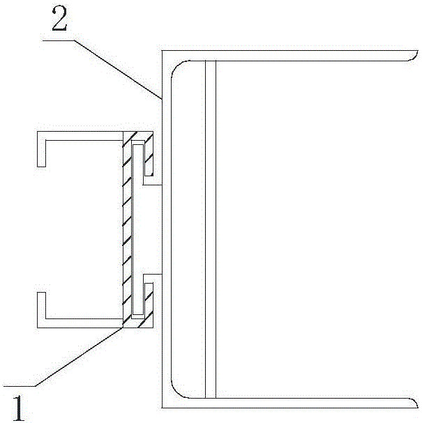 Device and method for flexible connection between masonry filler wall and main body frame