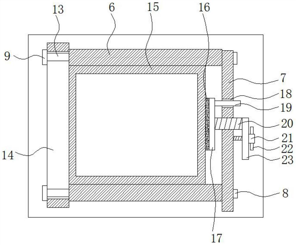 Prefabricated enclosing wall hollow slab and manufacturing device thereof