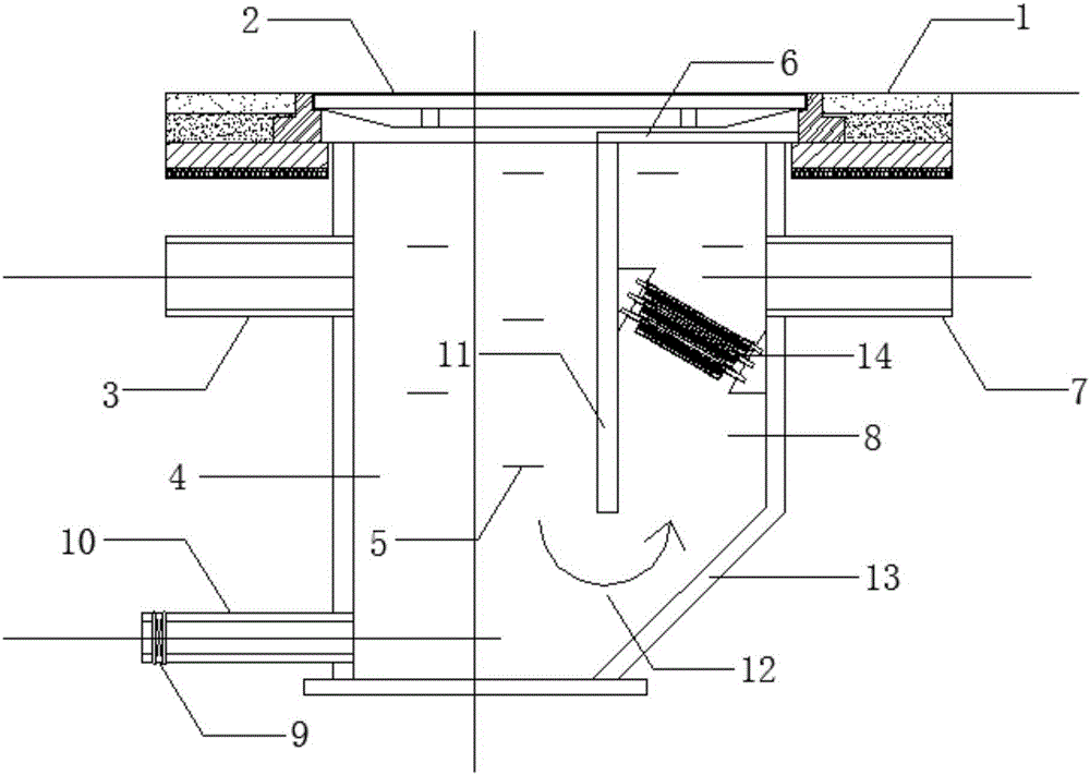 Rainwater filtering and storage device