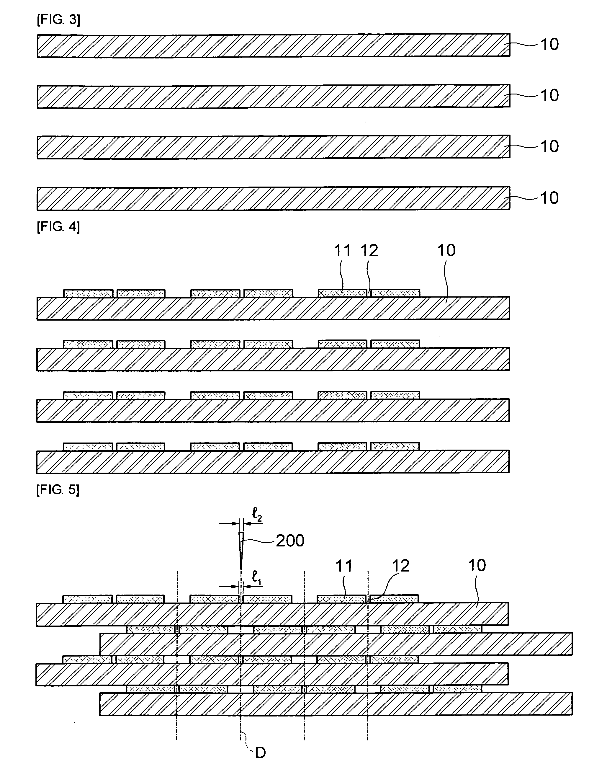 Green sheet for multi-layered electronics parts and manufacturing method for green chip using the same