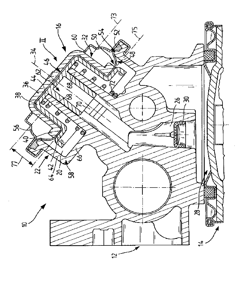Hand pump for pumping fluids, and filter system for fluids, comprising a hand pump