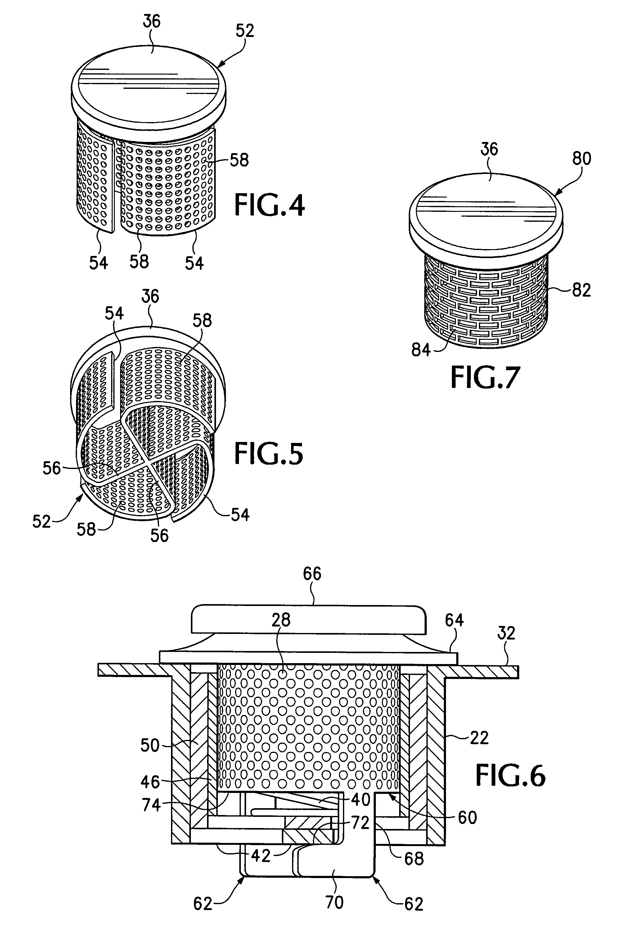 Manually operable drain device