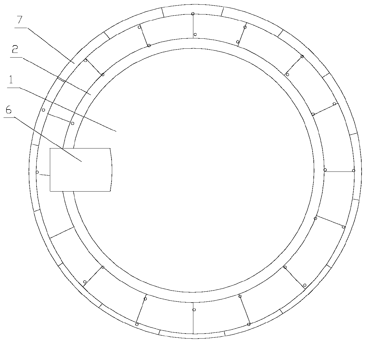 Freshwater resource reservoir device and installation method on ocean water surface