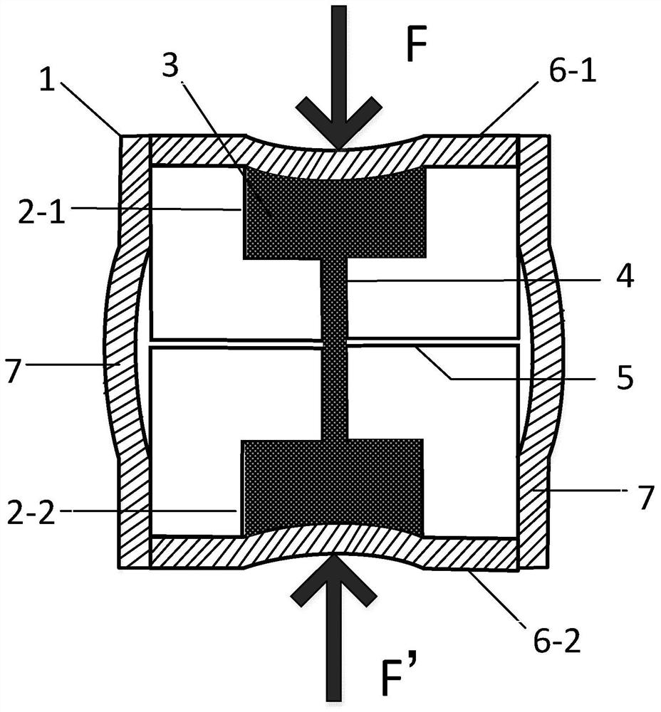 A tiny liquid metal switch with a flexible structure