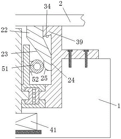 Mounting device for inspection well cover