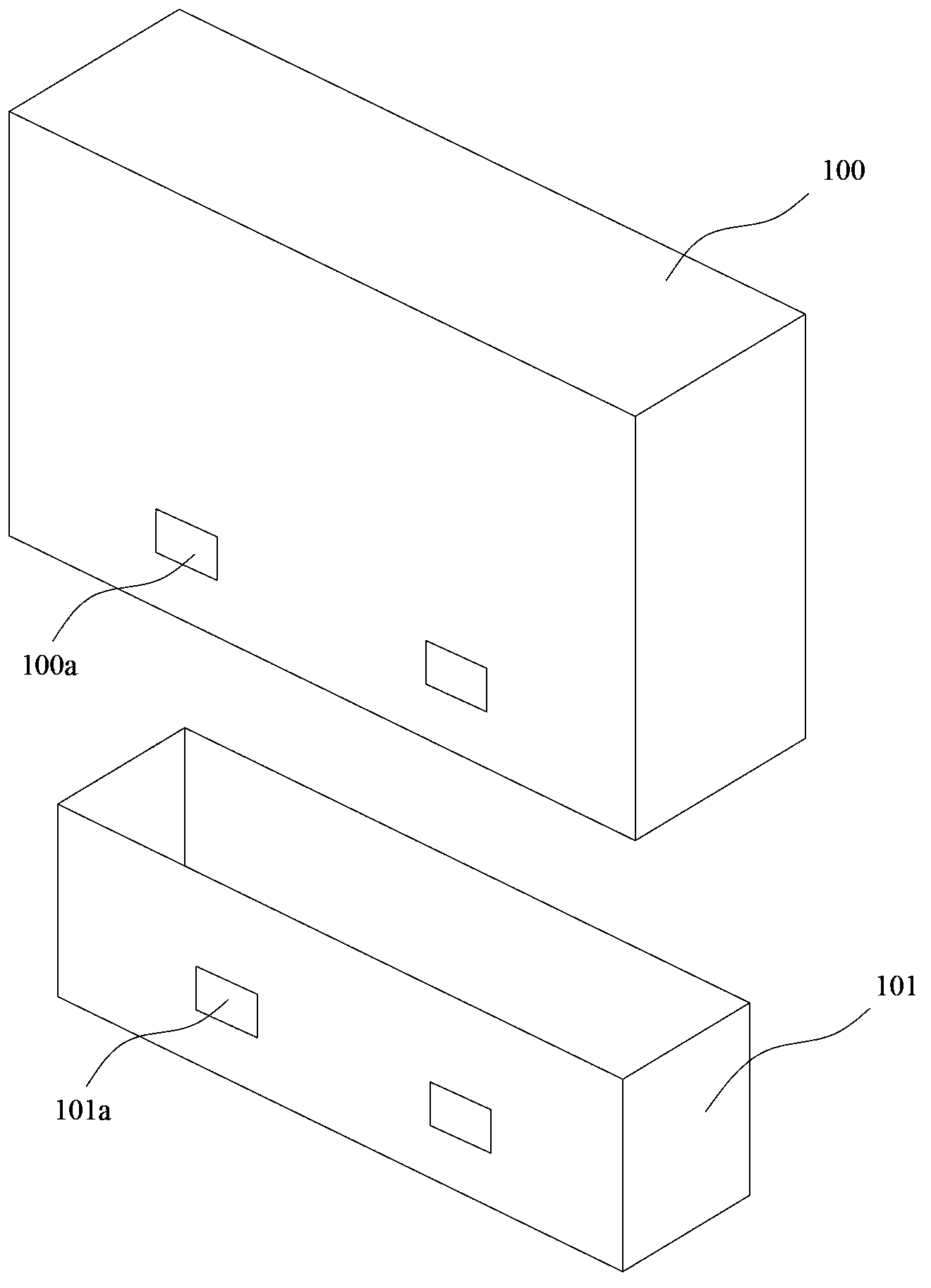 Tightening device, tightening binding tie assembly and packing box