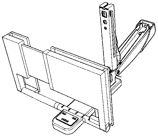 Detachable stapler arranging plate structure