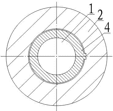 Self-tightening sealing structure for single detector