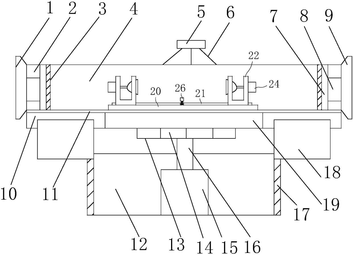 An engraving machine workbench for waist gourd engraving