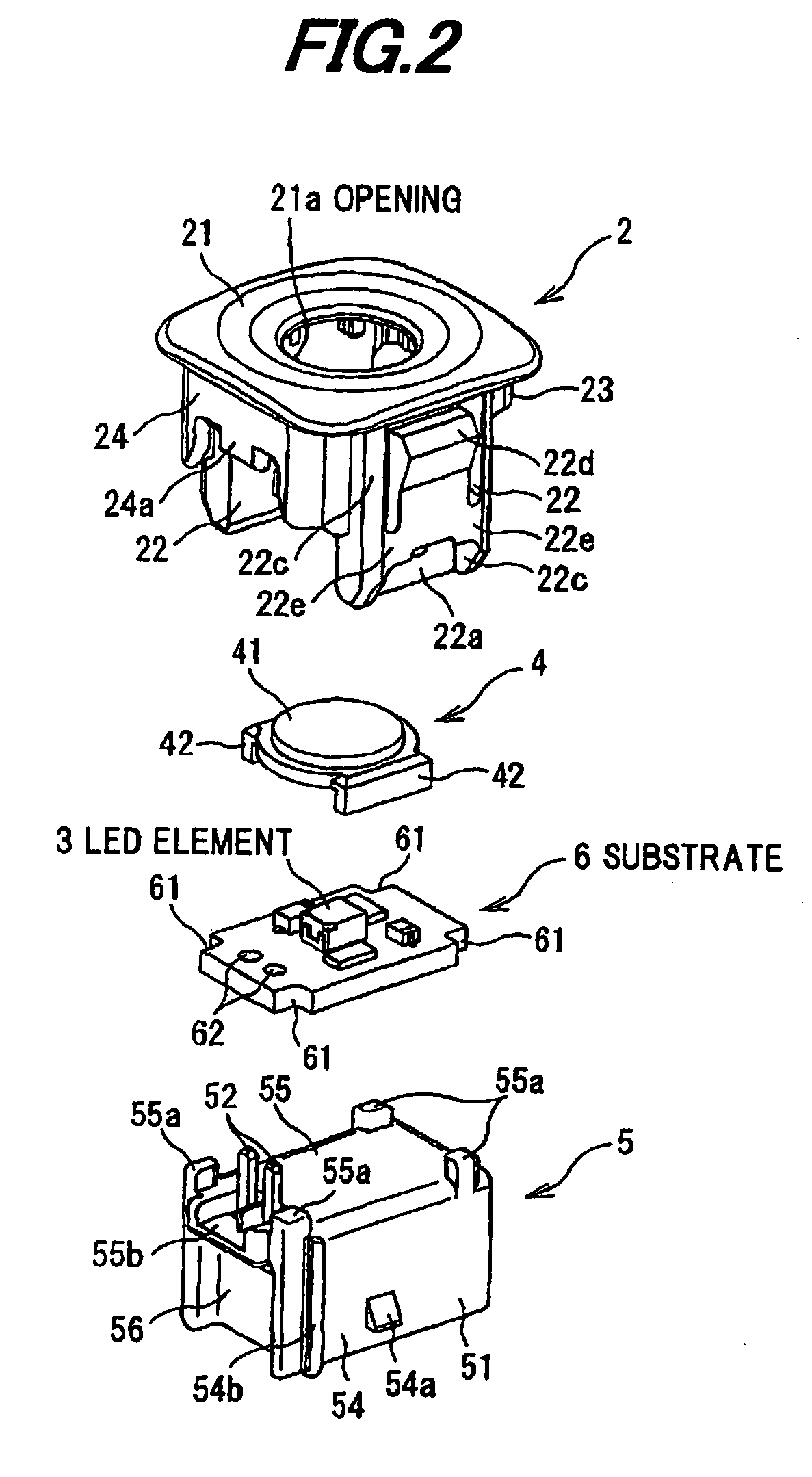 Vehicle interior light source unit