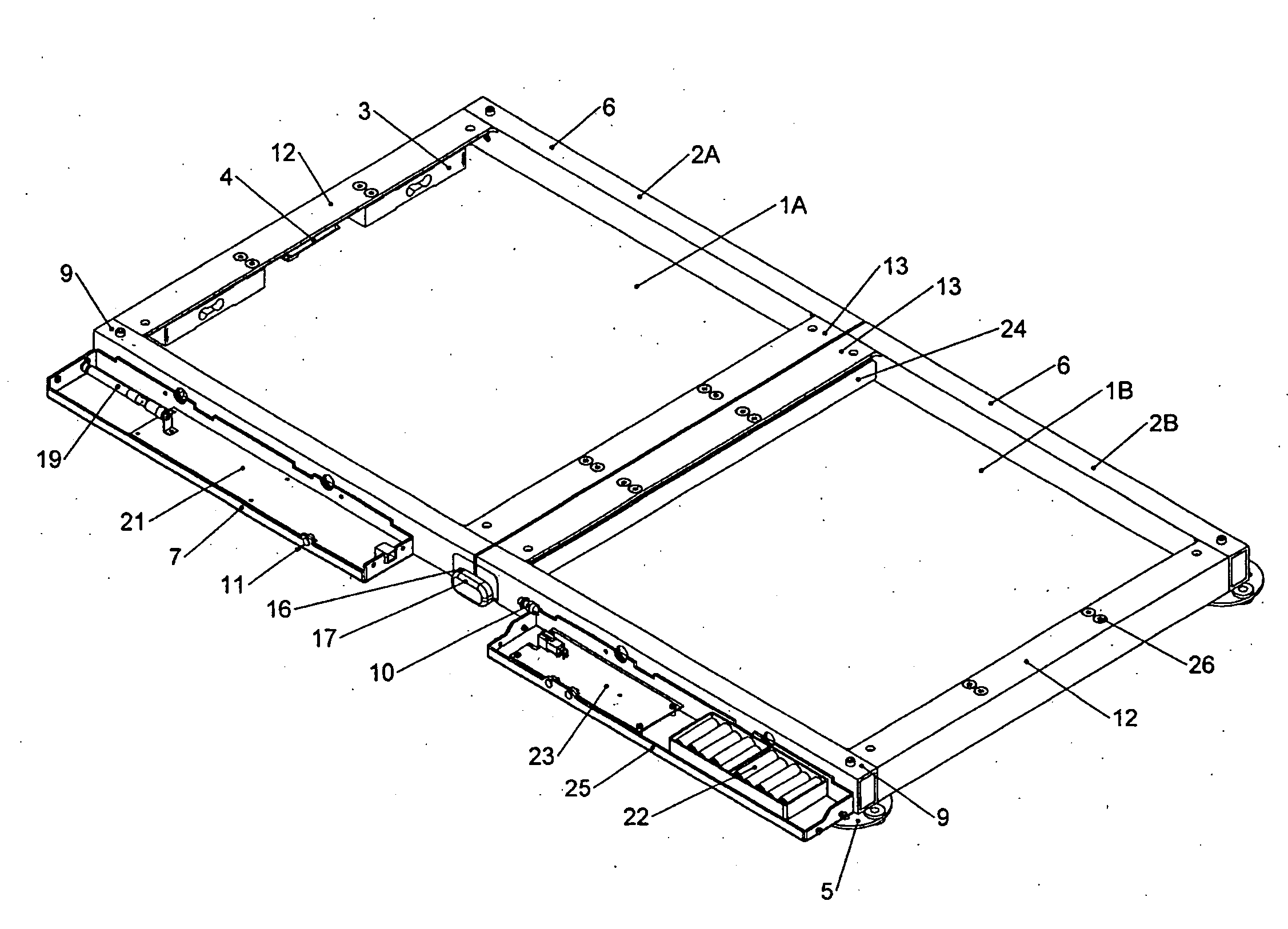 Dual force plate apparatus