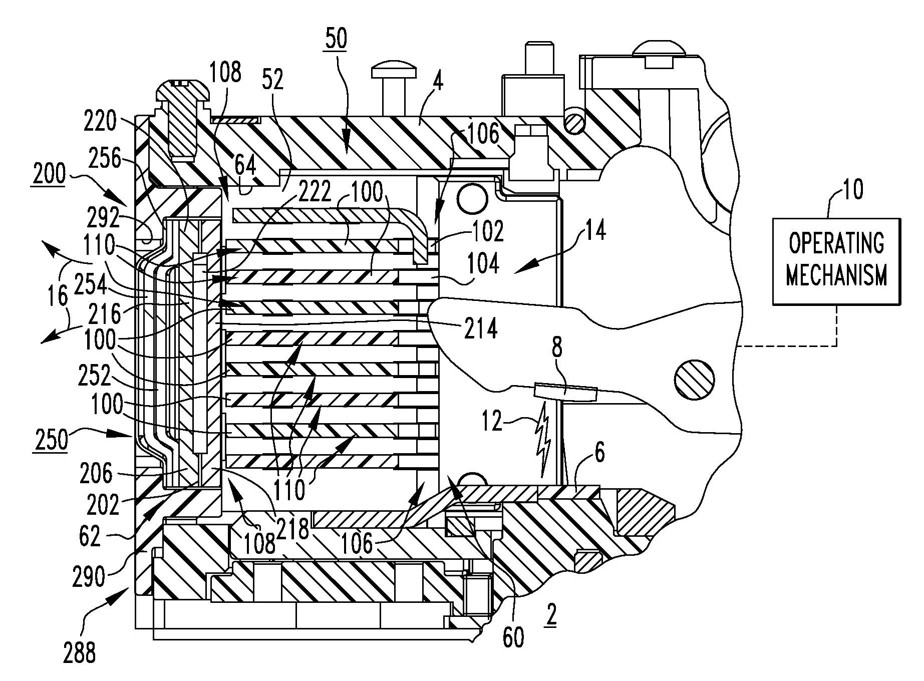 ARC baffle, and ARC chute assembly and electrical switching apparatus employing the same
