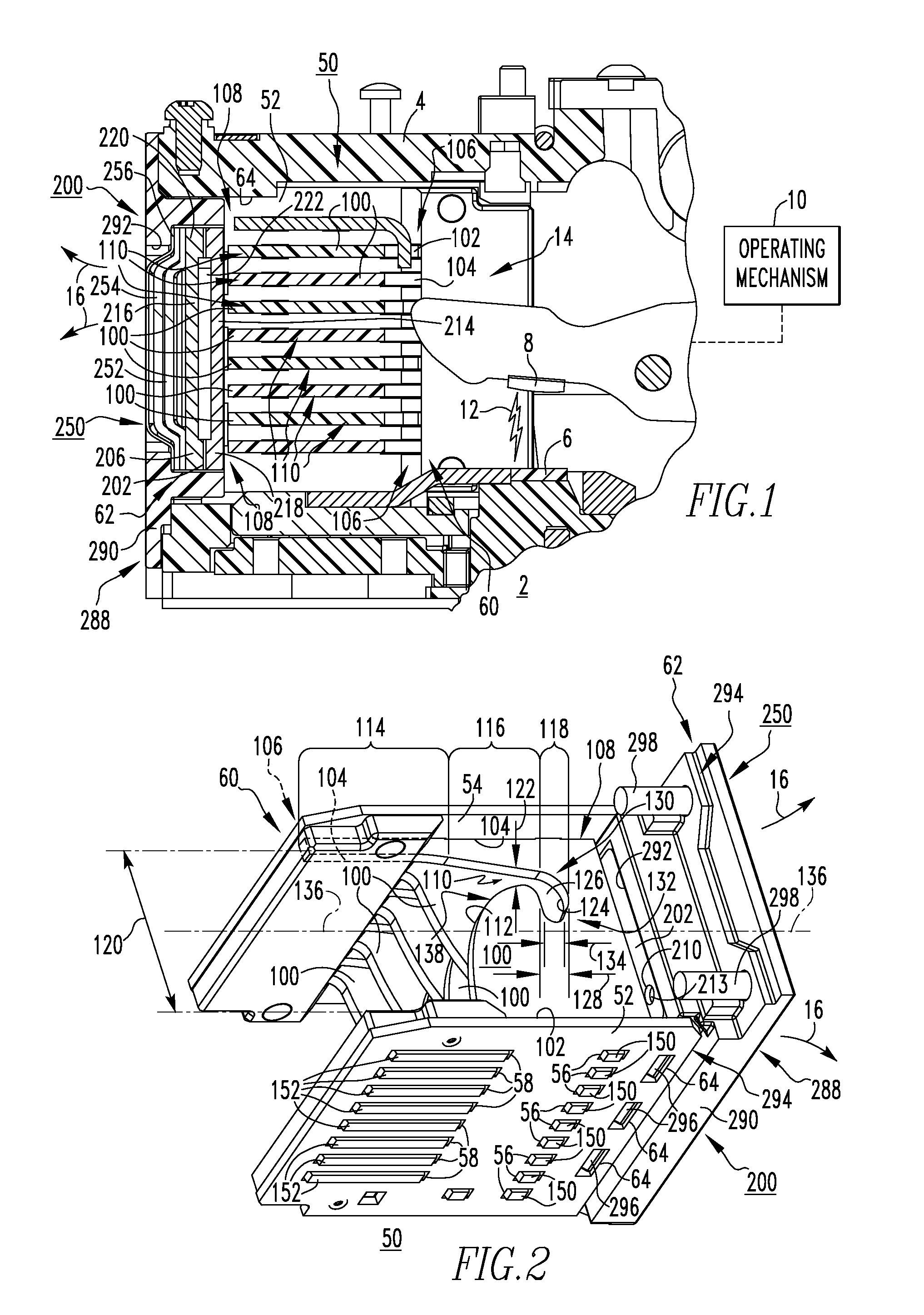 ARC baffle, and ARC chute assembly and electrical switching apparatus employing the same