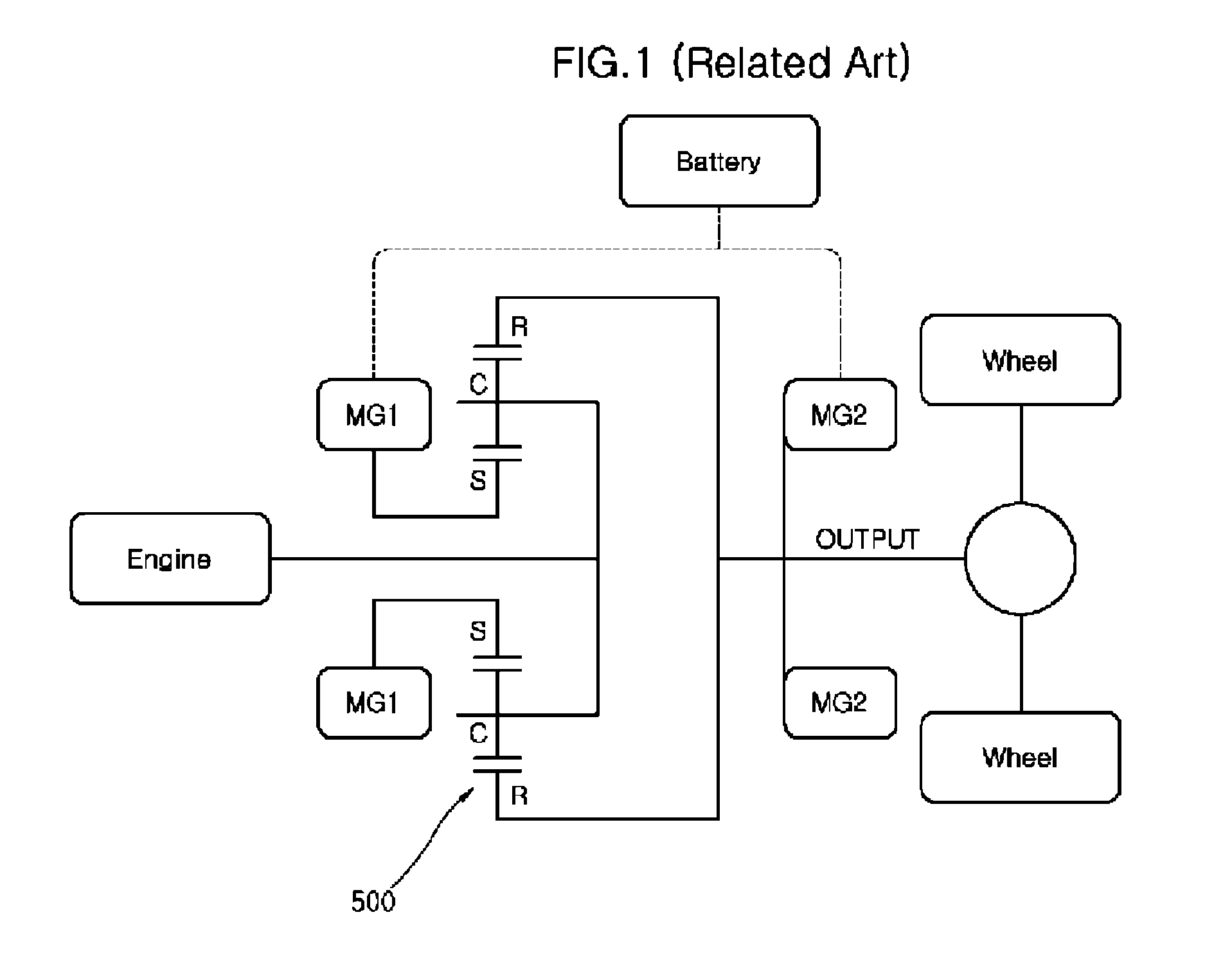 Transmission for hybrid electric vehicle