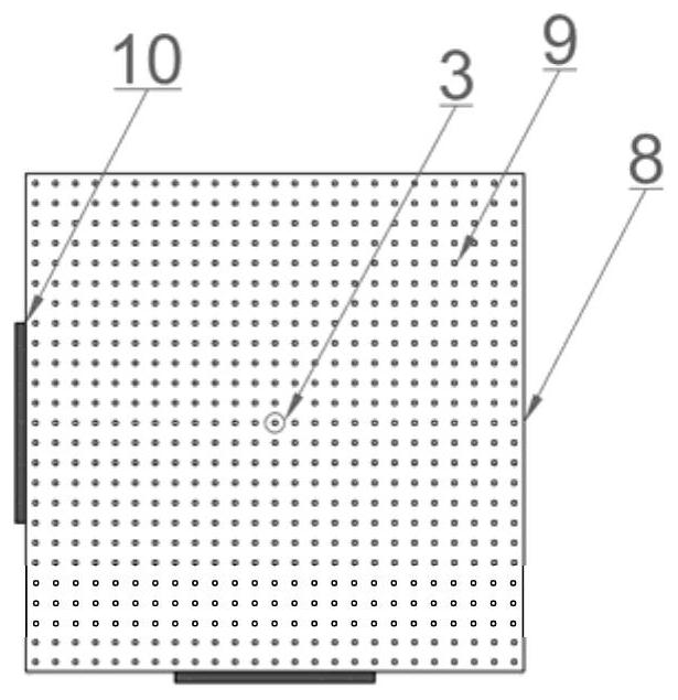 A simulation device for soil surface loss and underground loss in surface karst fracture zone