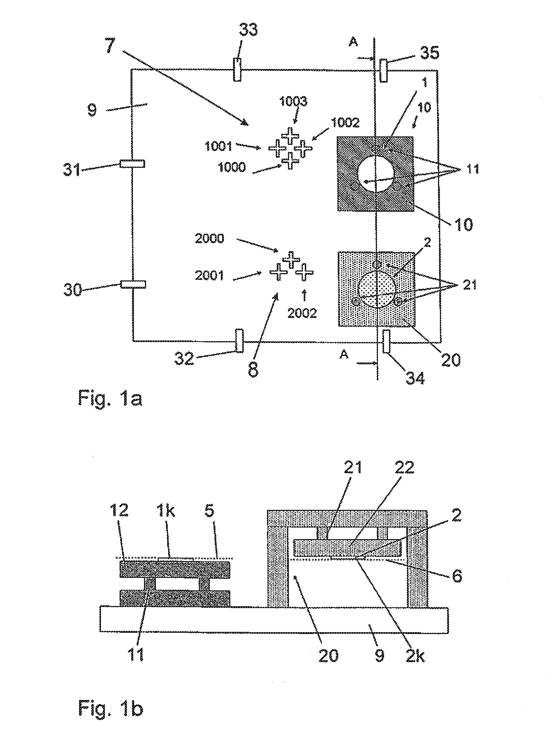 Device for alignment of two substrates