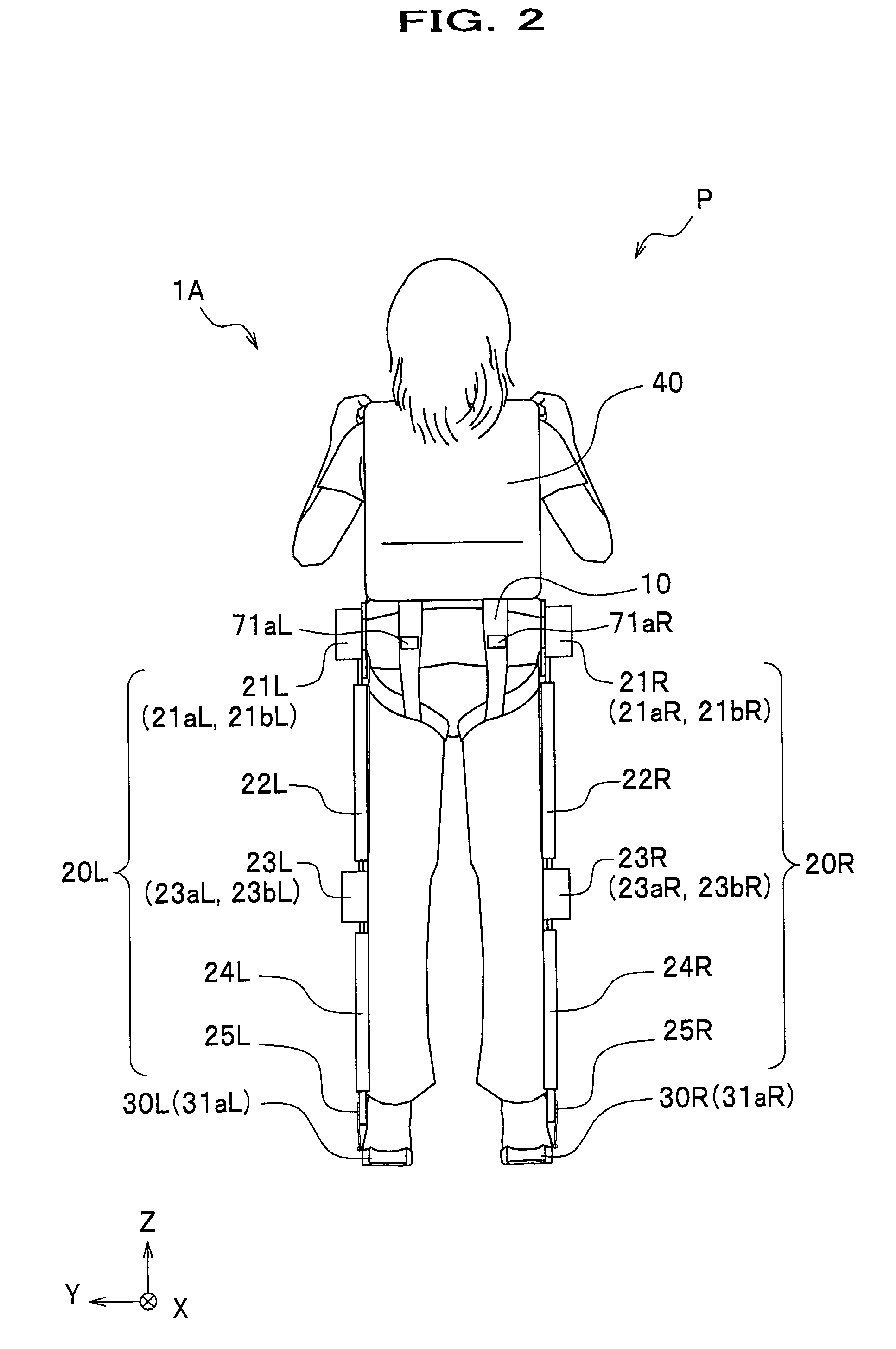 Body weight support device and body weight support program