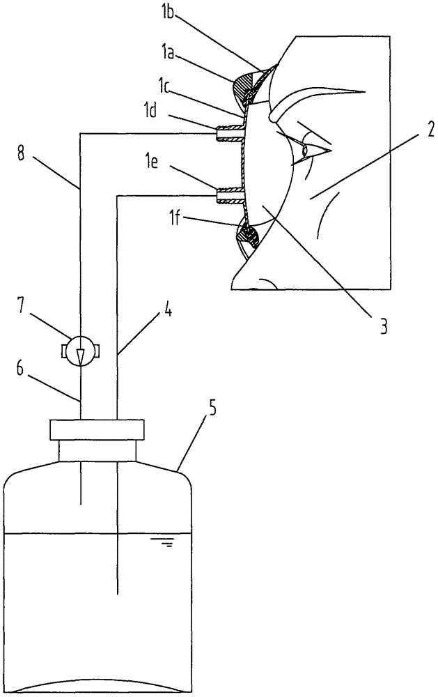 Eye cleaning medicine applying device and control method thereof