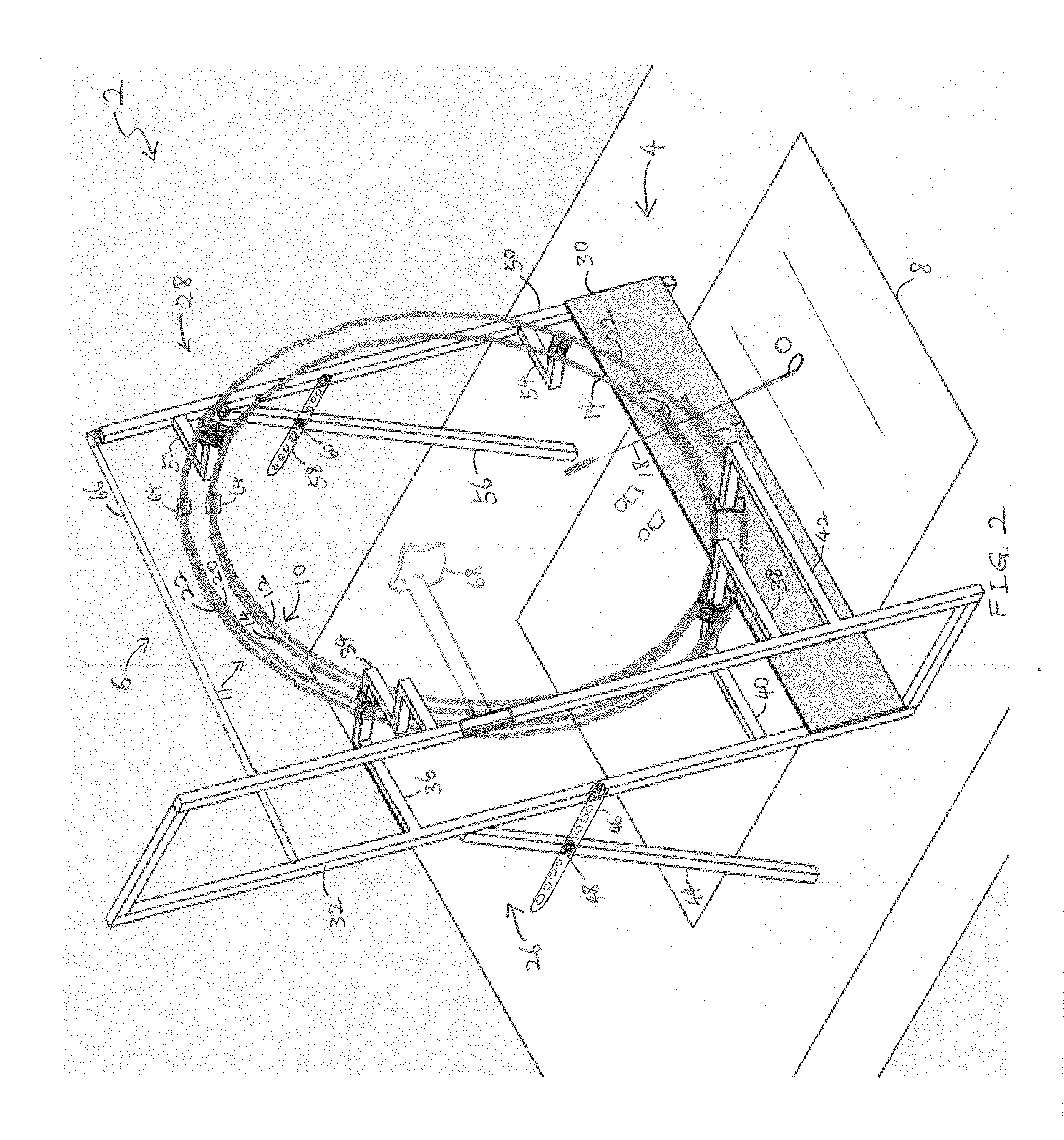 Golf swing training device and method