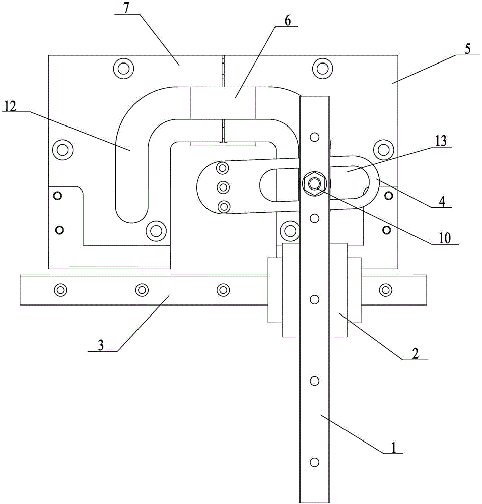 Cam track transferring and carrying mechanism