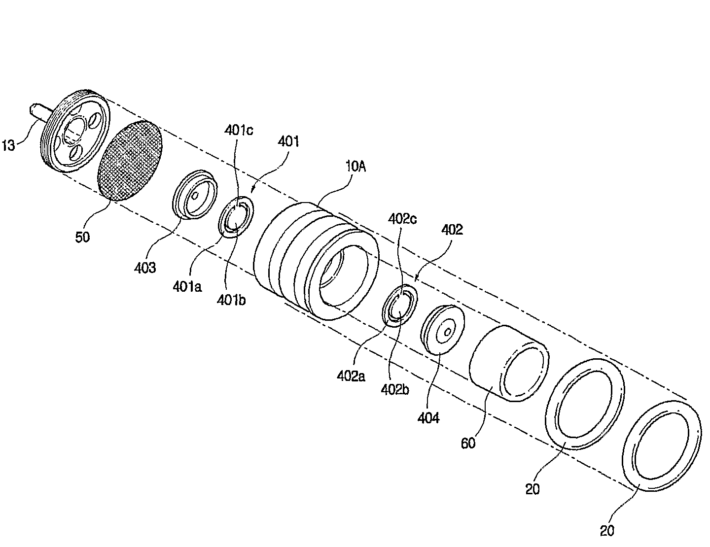 Syringe piston using in fat transplantation