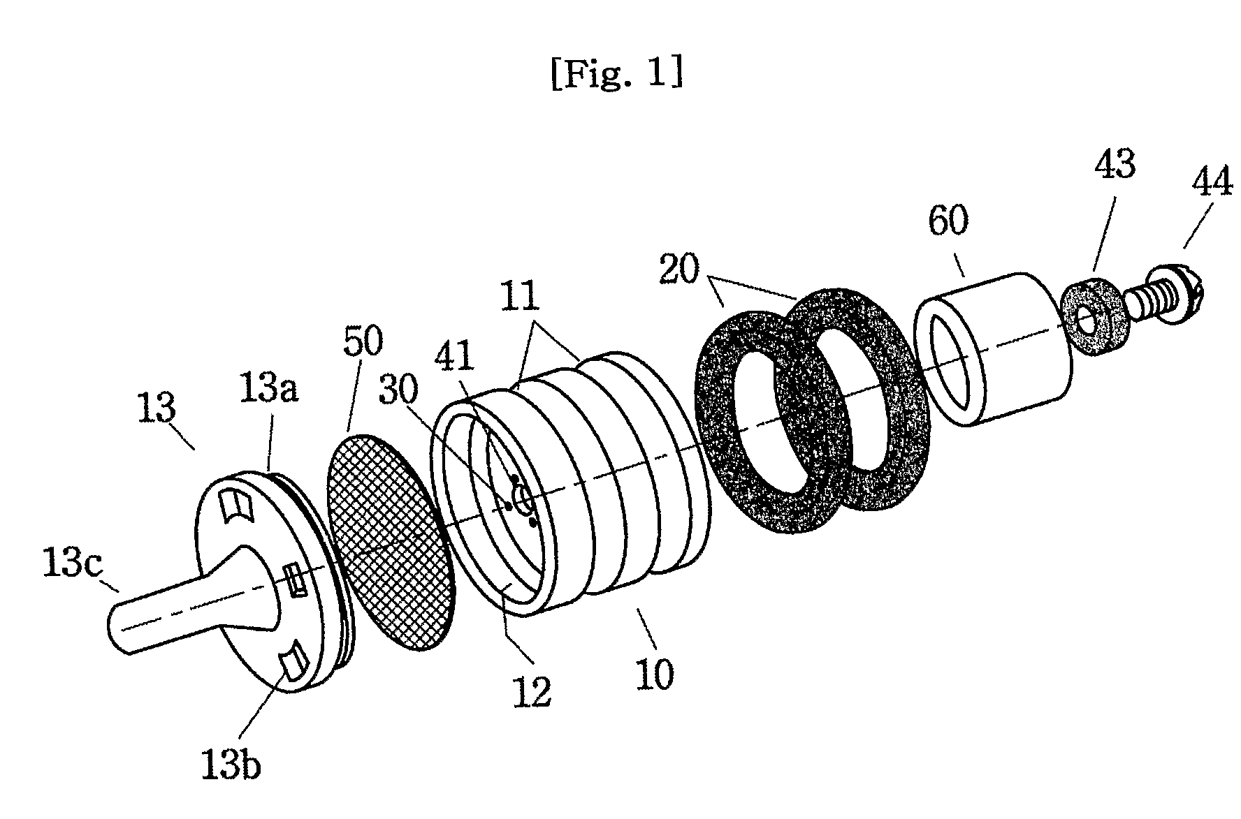 Syringe piston using in fat transplantation