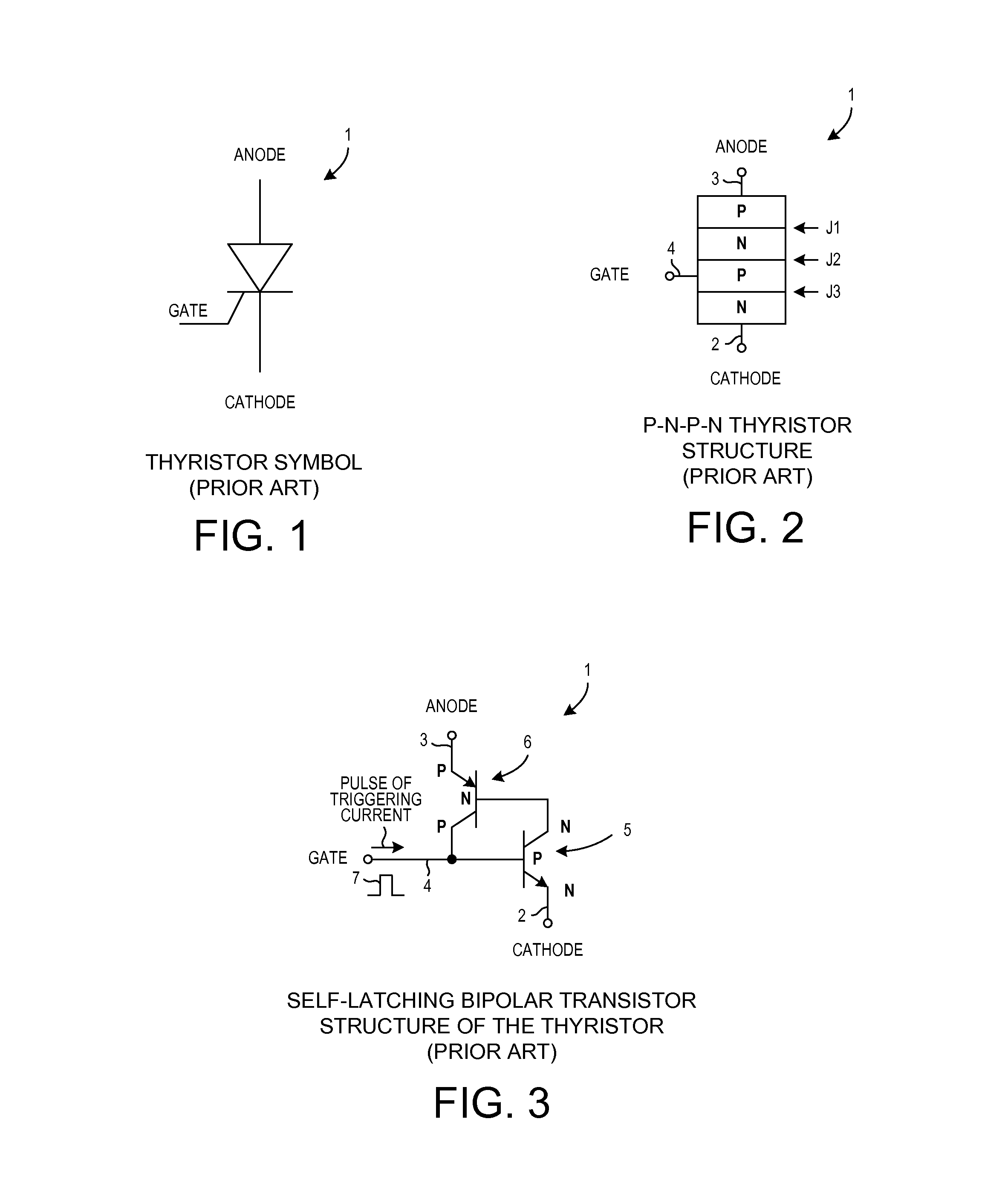 Packaged overvoltage protection circuit for triggering thyristors