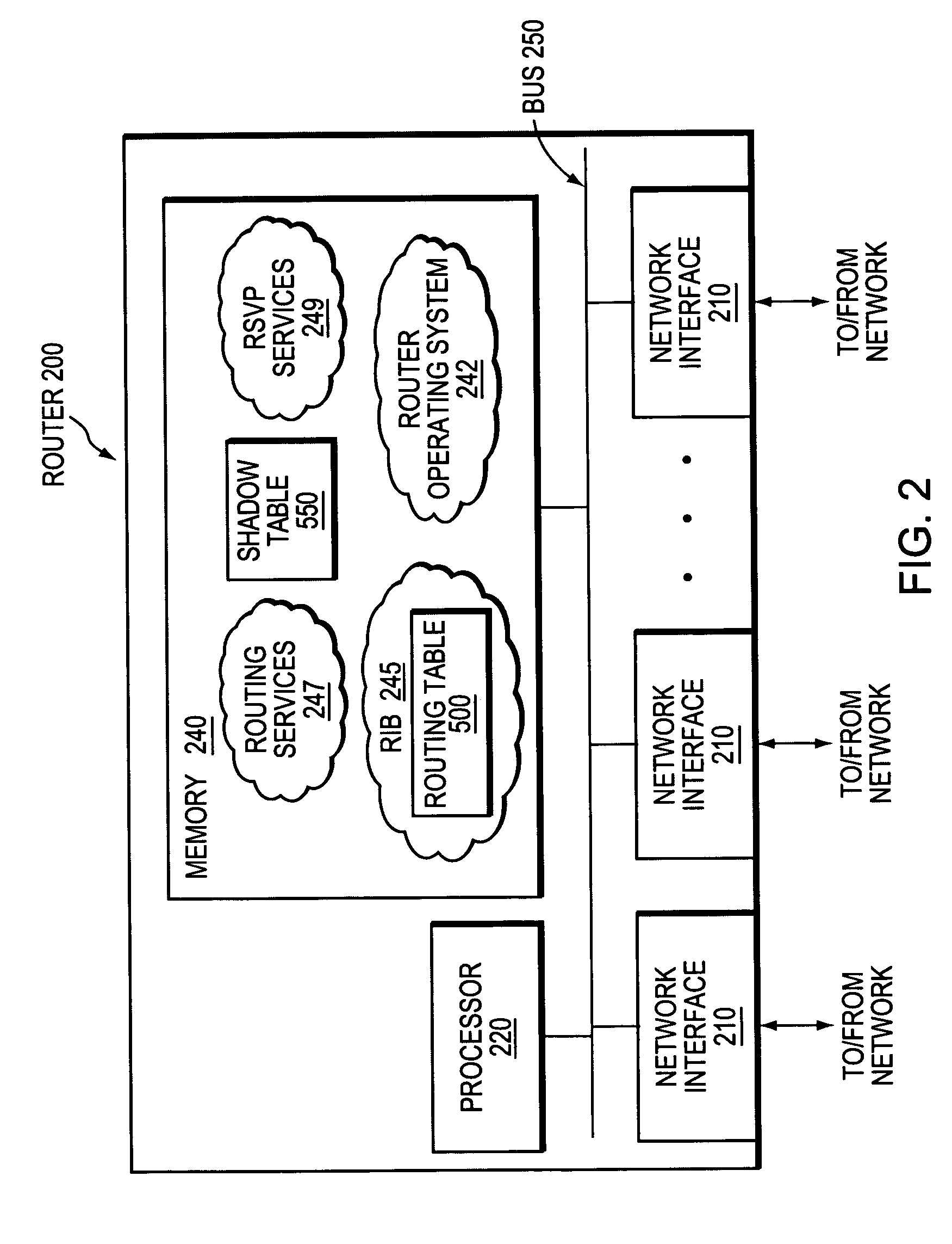 Border router protection with backup tunnel stitching in a computer network