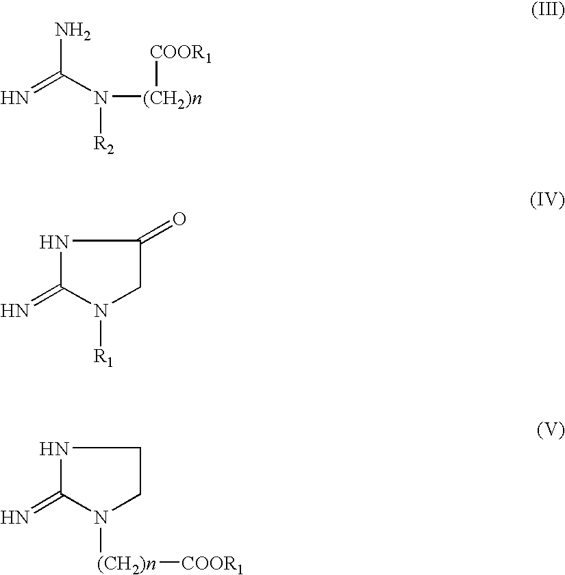 Method of treating keratinic fibers with creatine, creatinine and/or their salts to strengthen, restructure, harden and stabilize them