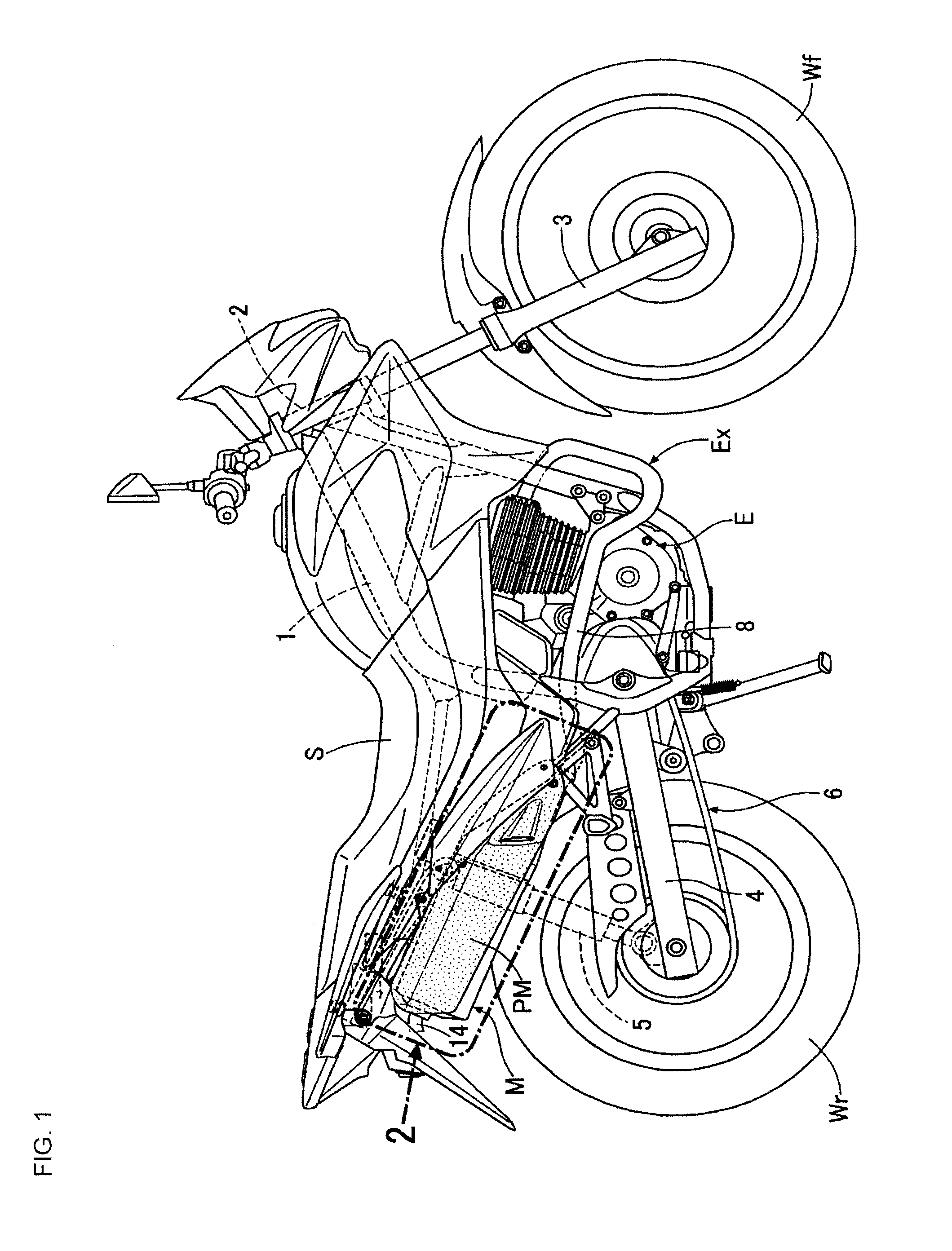 Muffler for small-sized vehicle